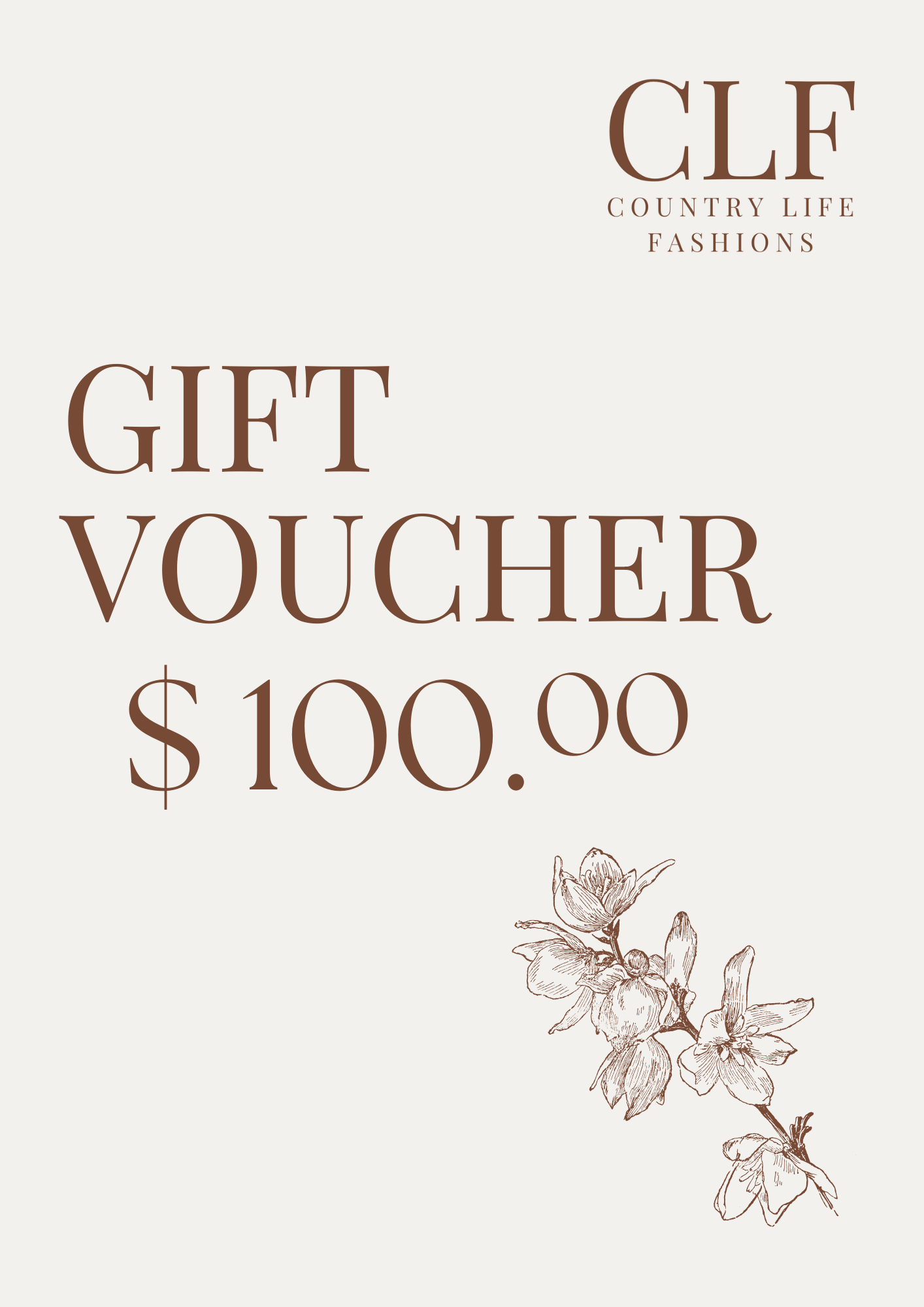 Gift Voucher 100