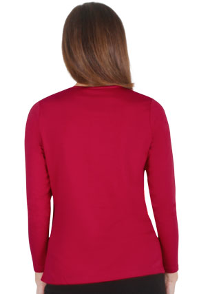 Satin Trim Long Sleeve