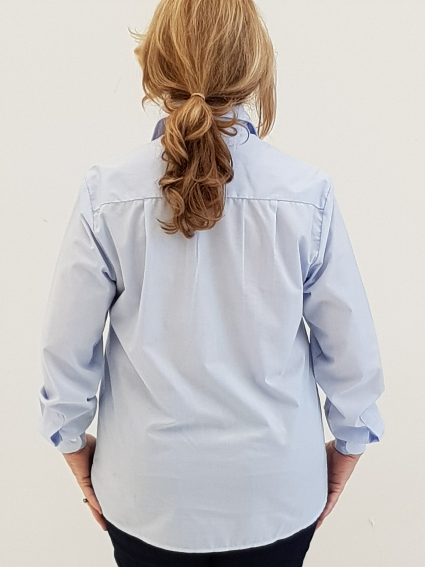 Blouse L/S Fine Stripe