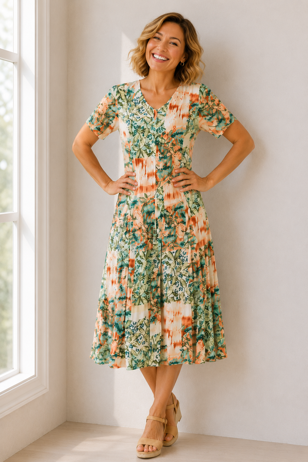 St Michiel Godet Dress