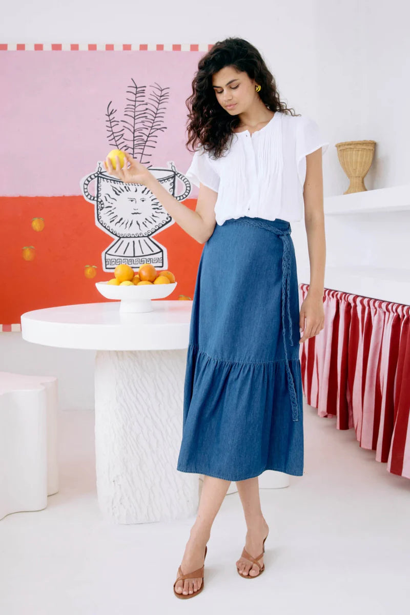 Melenia Denim Skirt