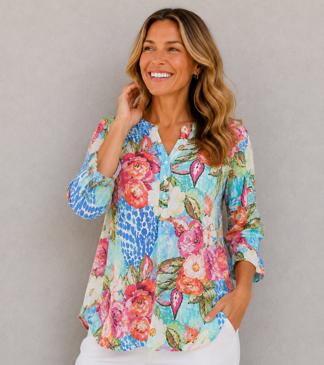 MONET BURNOUT TOP