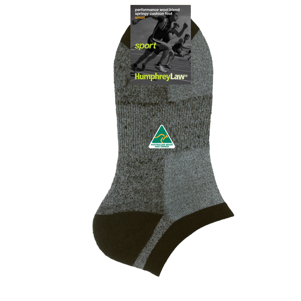 67% Wool Terry Cushion Sole Sport Sock
