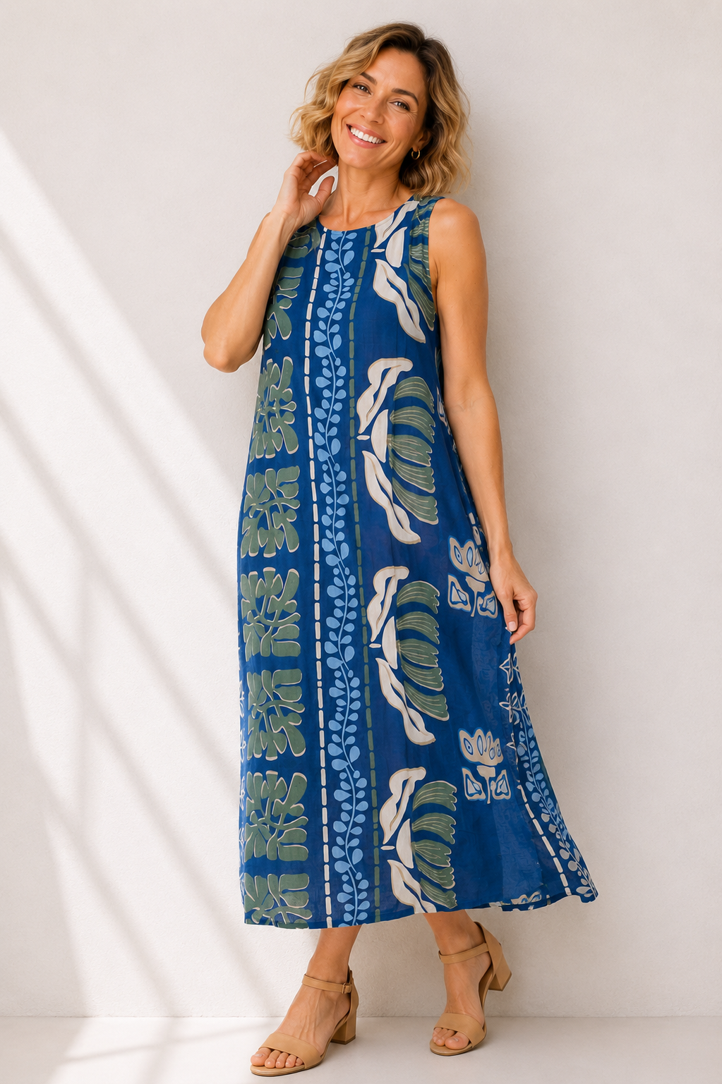 Liberte Sleeveless Midi Dress