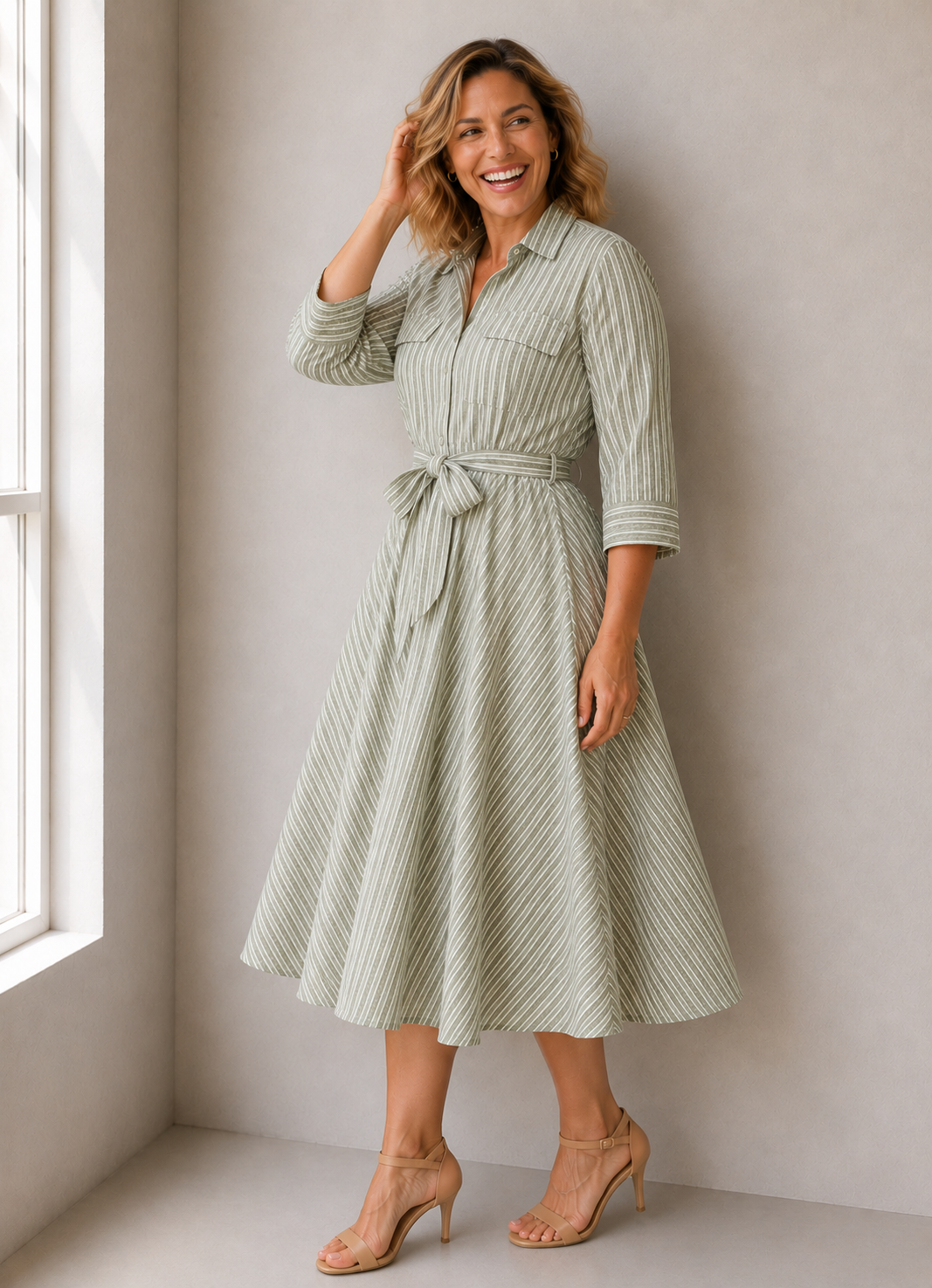 Seersucker Dress