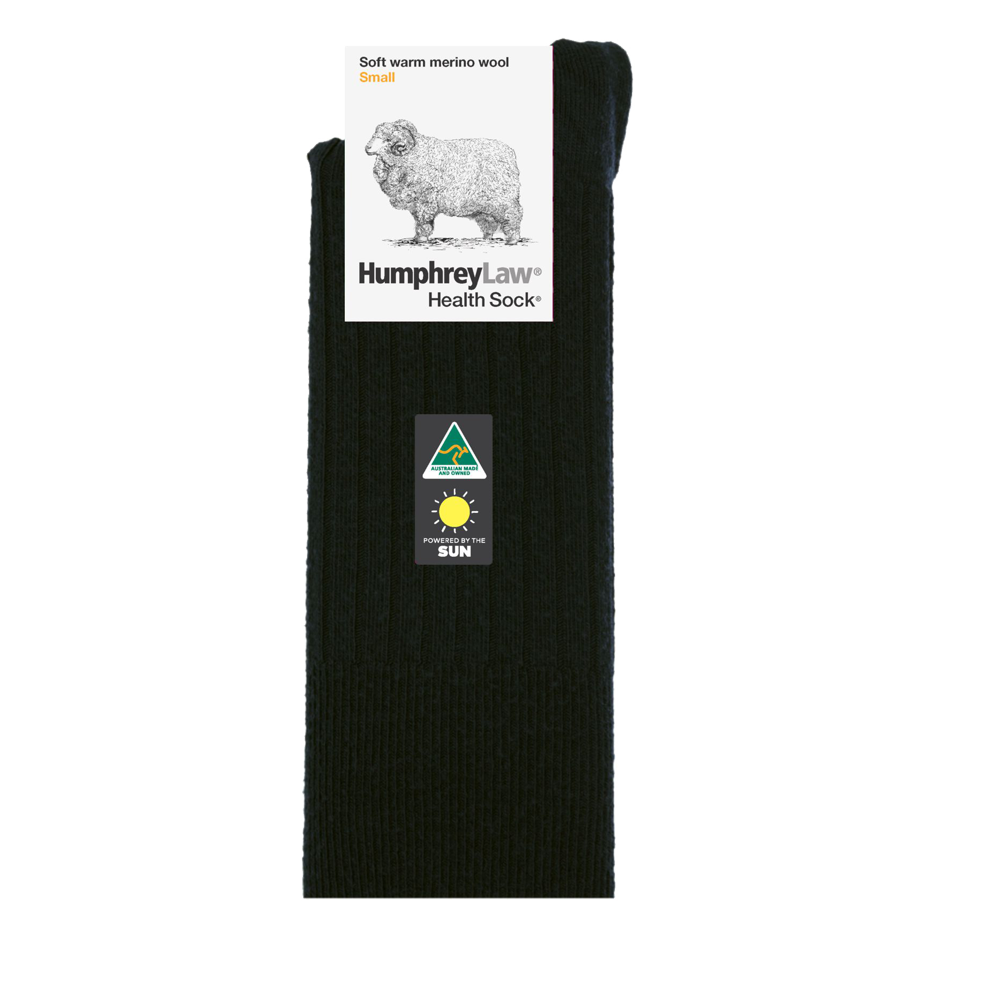 95% Fine Merino Wool Ladies Health Sock