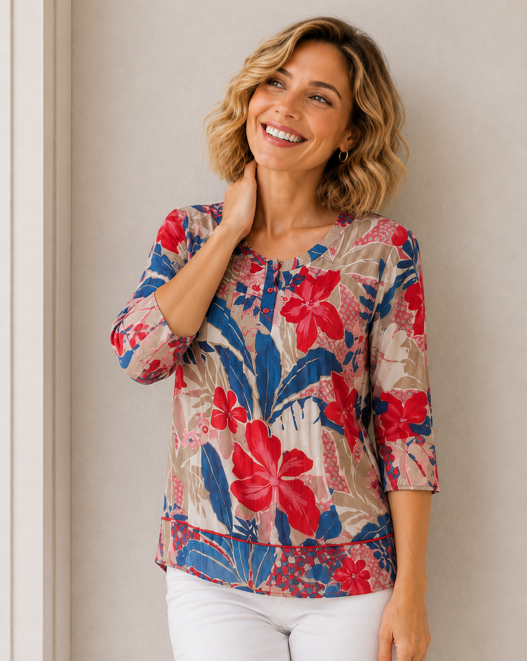 Cavailon Pleated Top