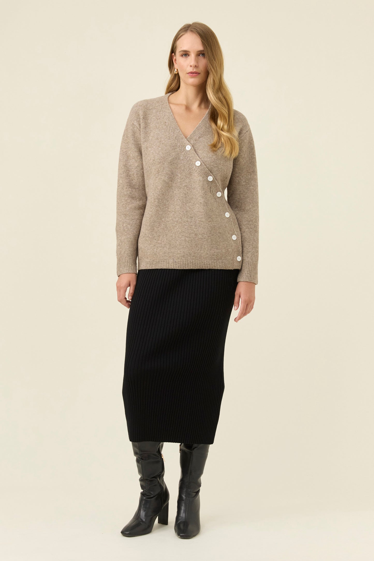 Miru Button Cardigan