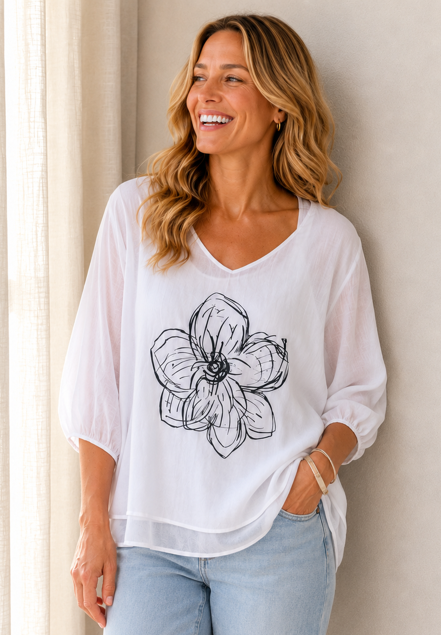 Camellia Top