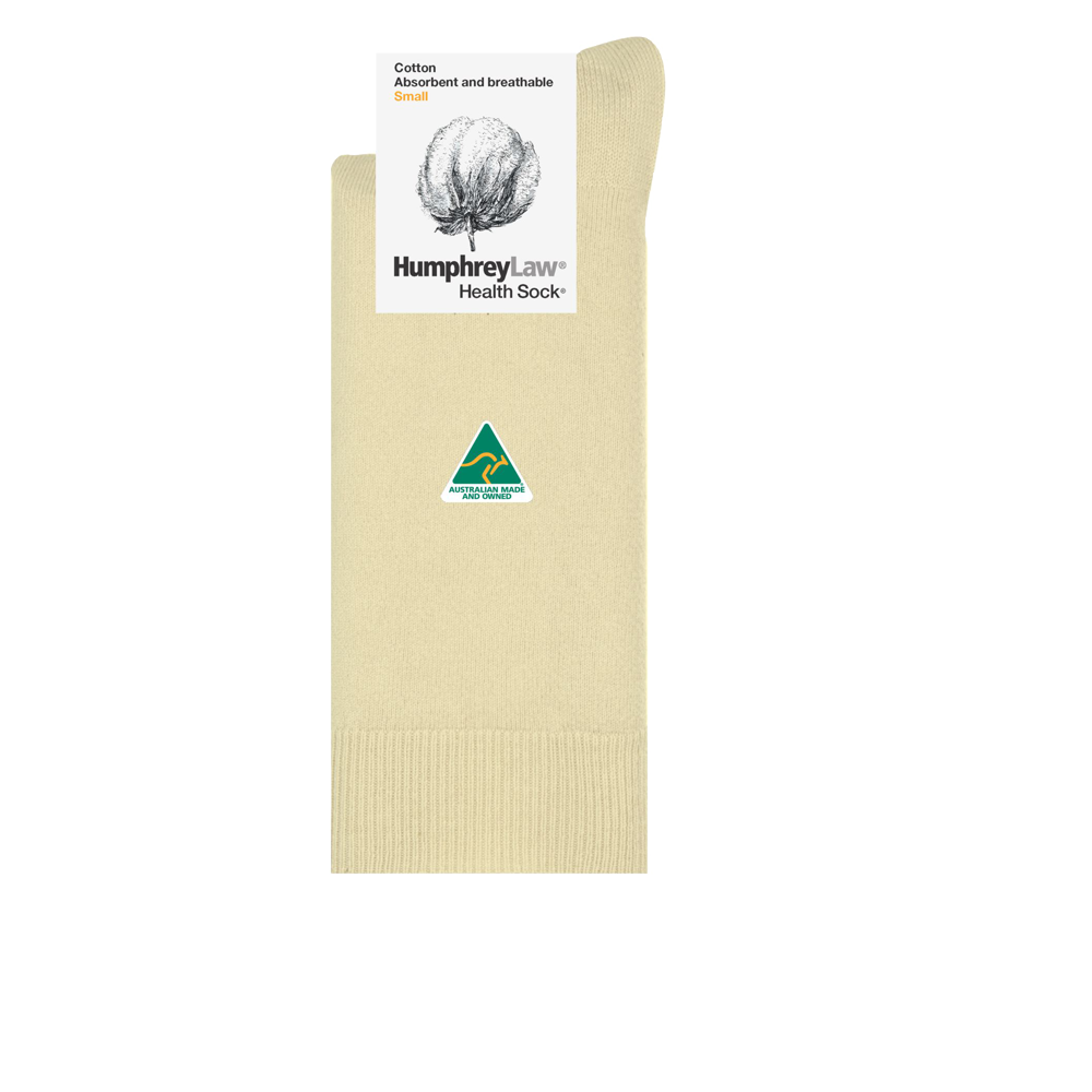 95% Mercerised Cotton Ladies Health Sock