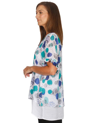 Breeze Dit Dit Print Top