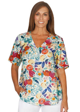 Springtime Floral Top