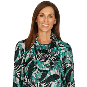 Leaf Print Snood