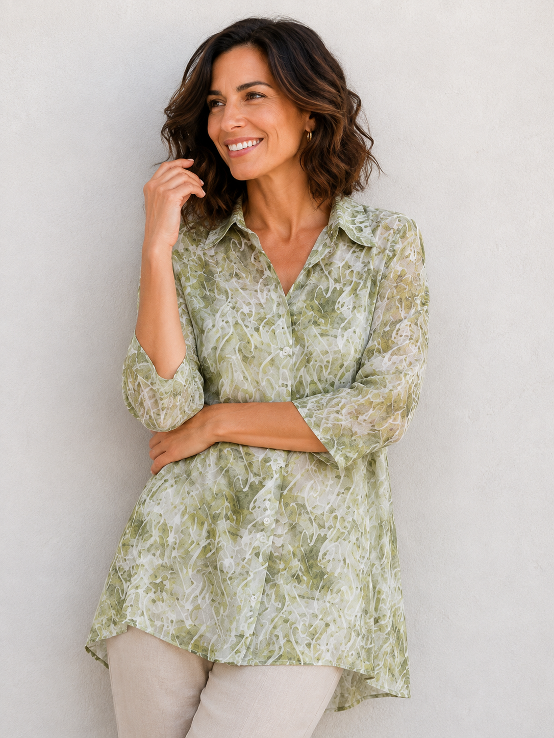 Splice Tunic Shirt