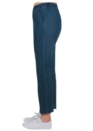 Denim Short Leg Pull on Jean Summer Weight