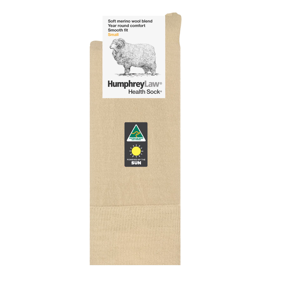 60% Fine Merino Wool Ladies Health Sock