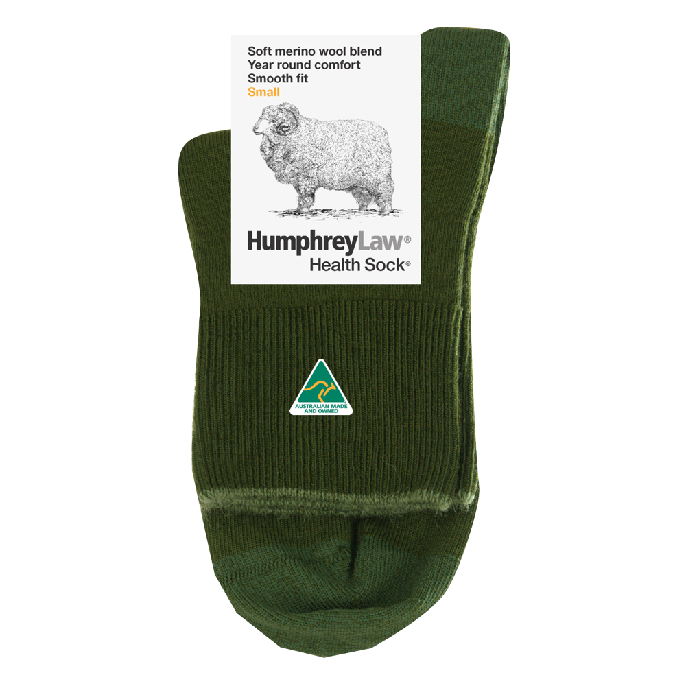 57.5% Fine Merino Wool Short Leg Health Sock