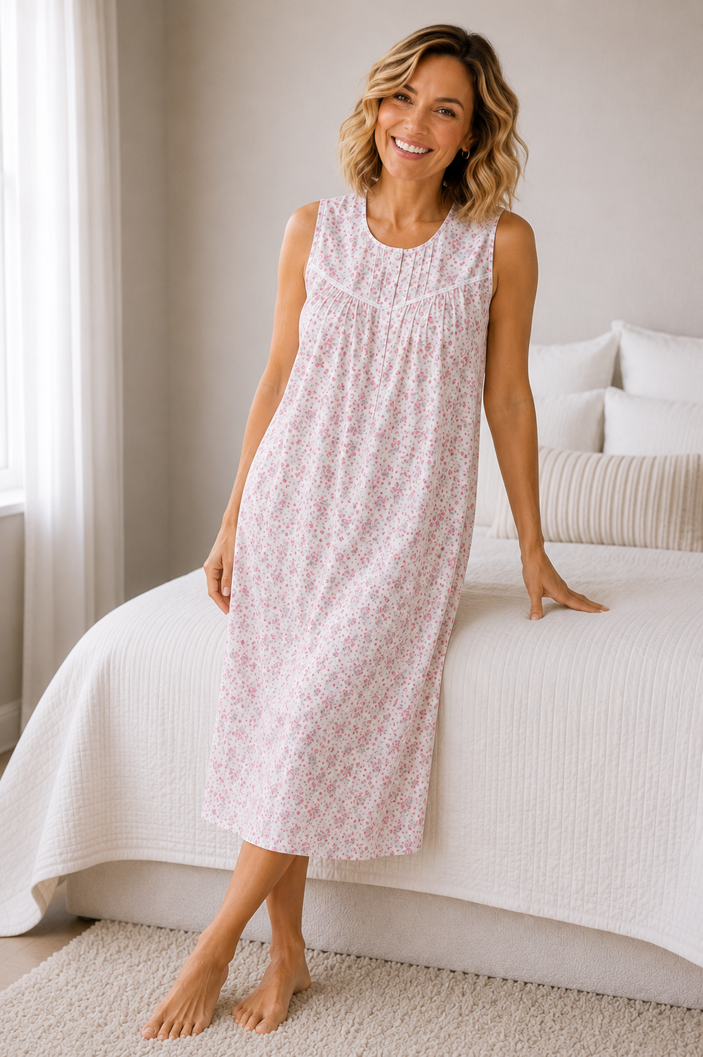 Genoa Sleeveless Short Nightie