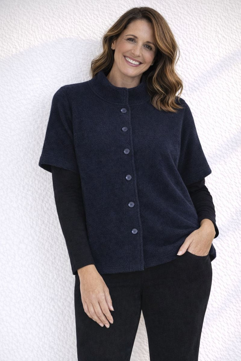 Pure Wool Short Sleeve Jacket