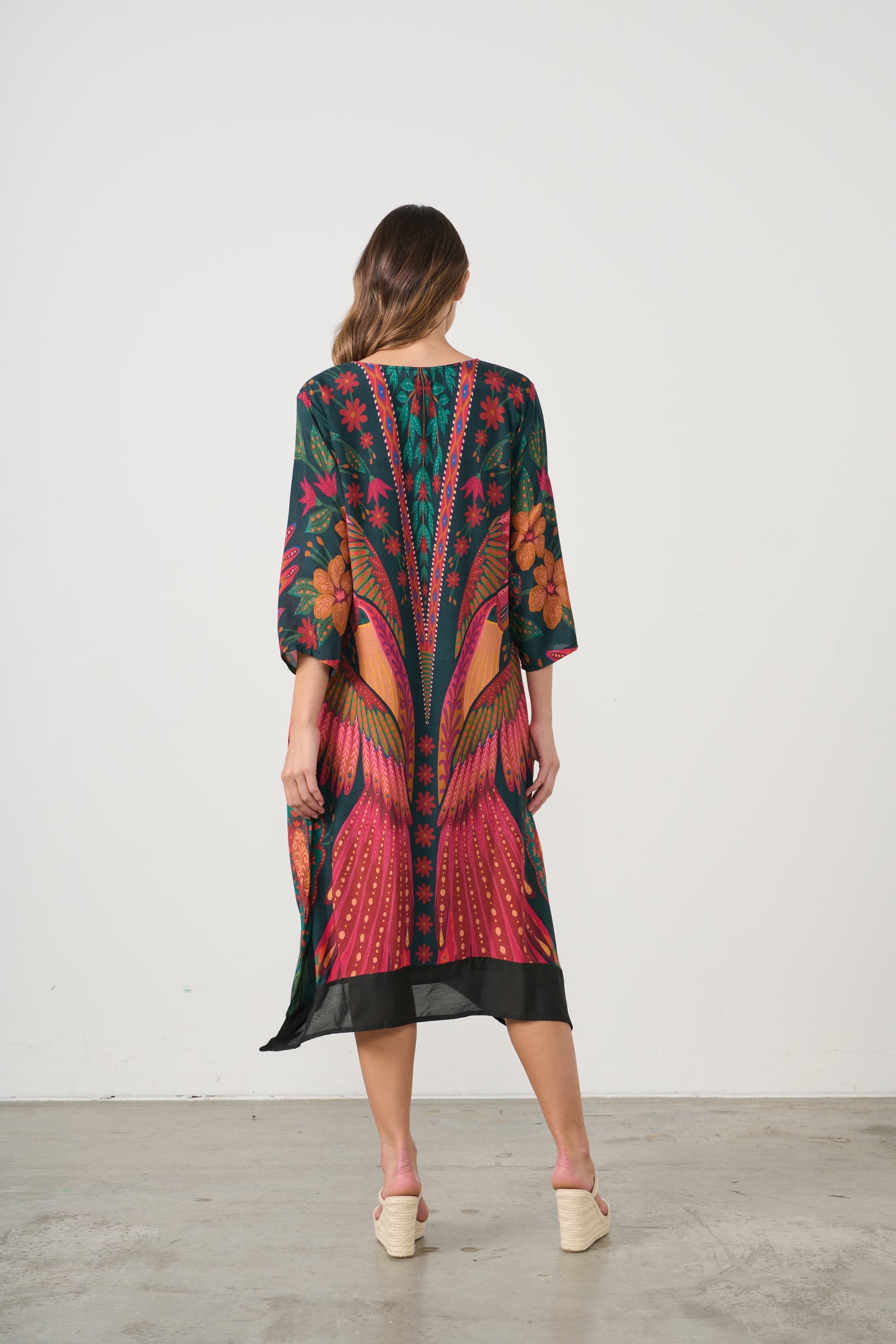 Dress Handkerchief Kaleidoscope Toucan