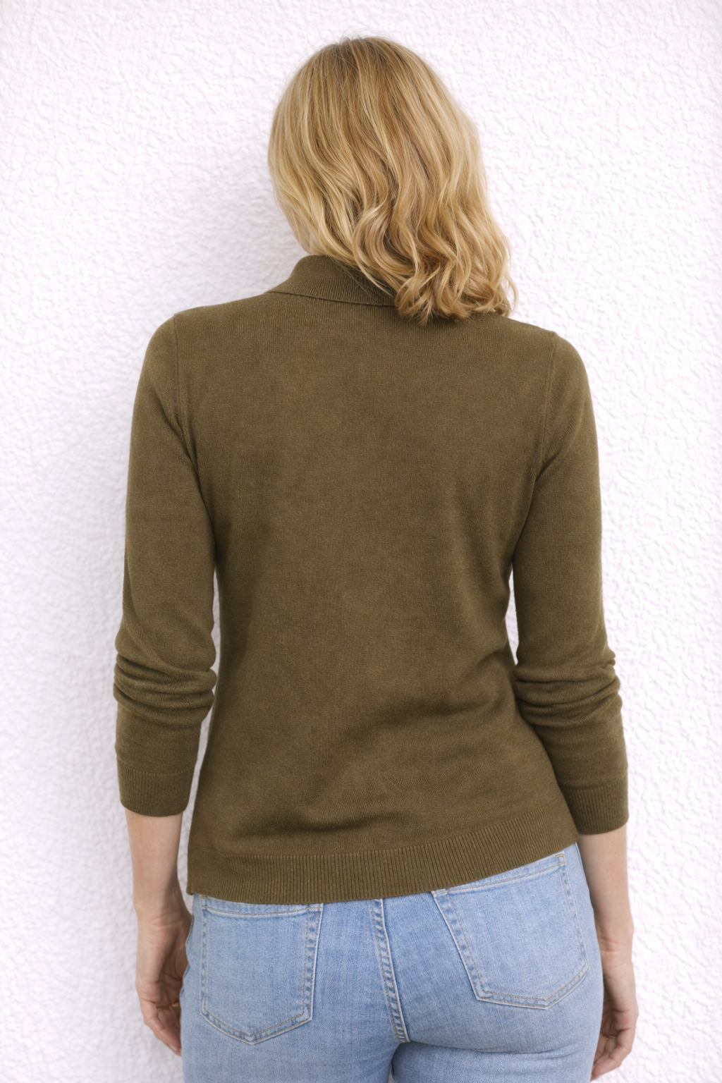 Zip Polo Cardigan