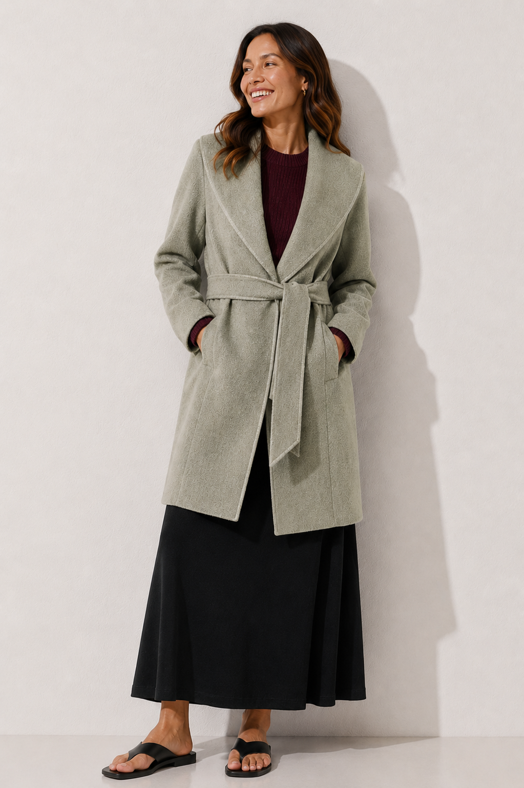 Fern Wool Blend Coat
