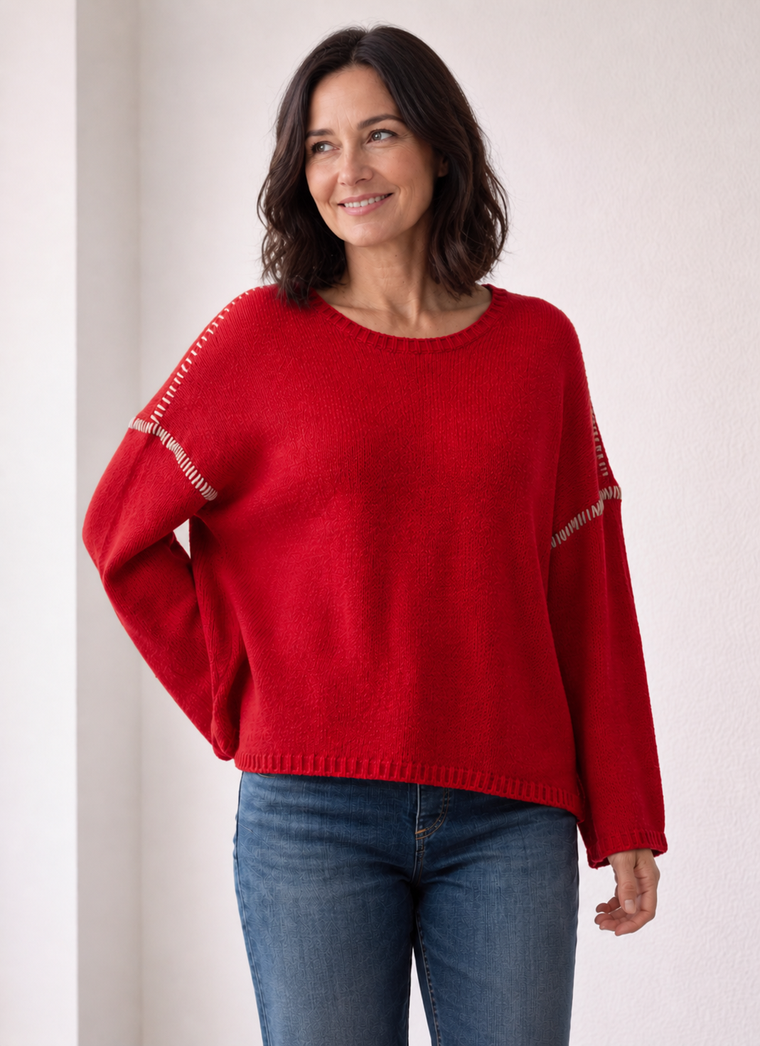 Rouge Stitch Knit
