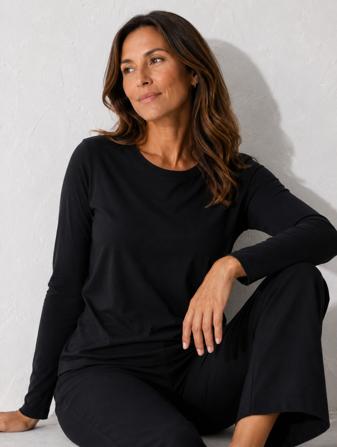 Cotton Long Sleeve Tee