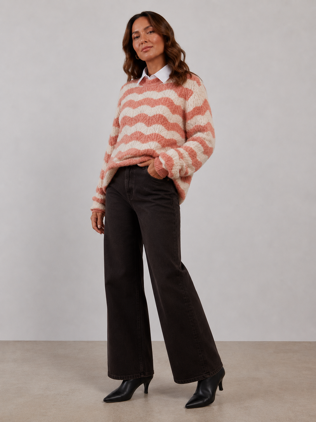 Nikkita Wavy Stripe Knit
