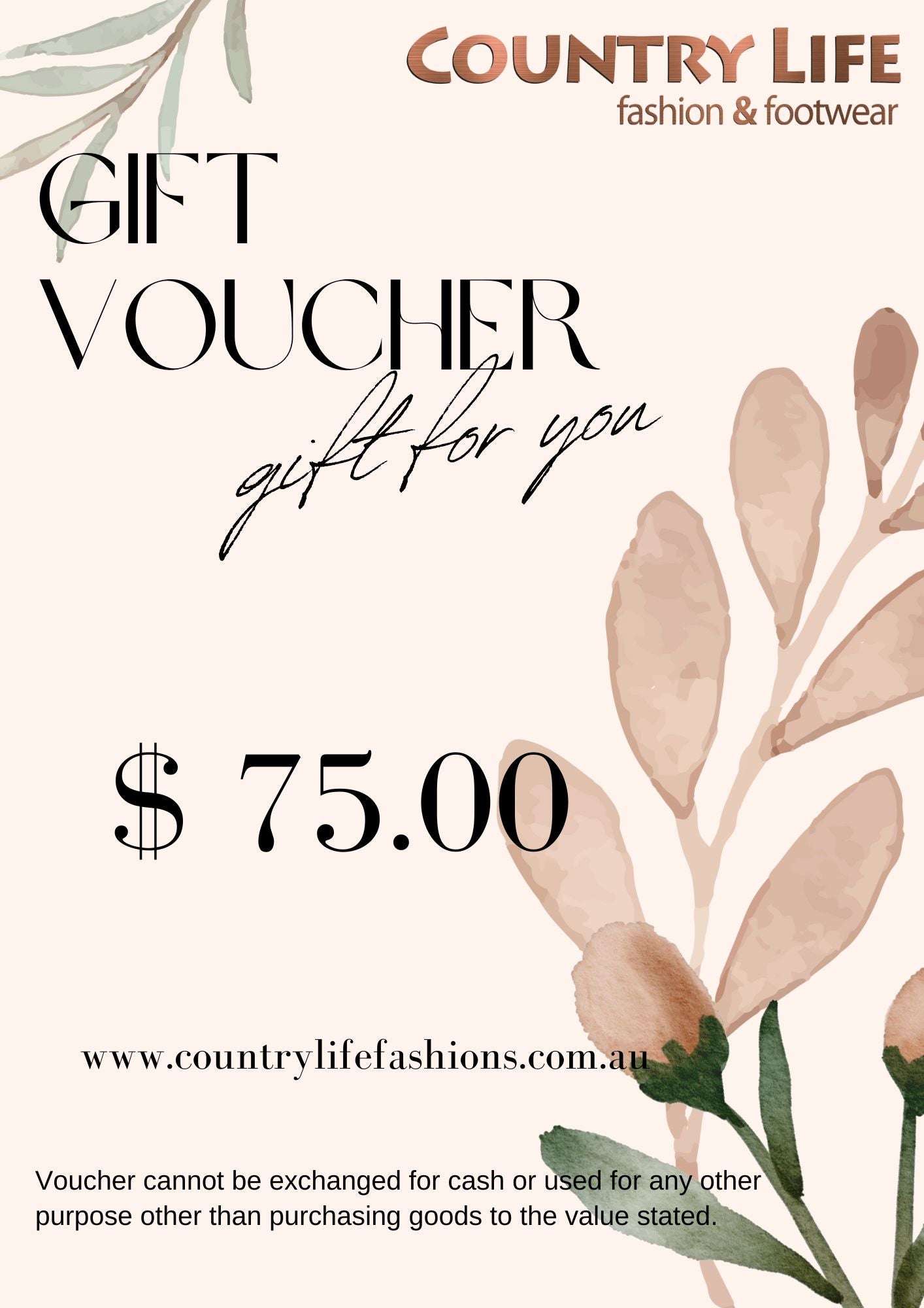 Gift Voucher 75