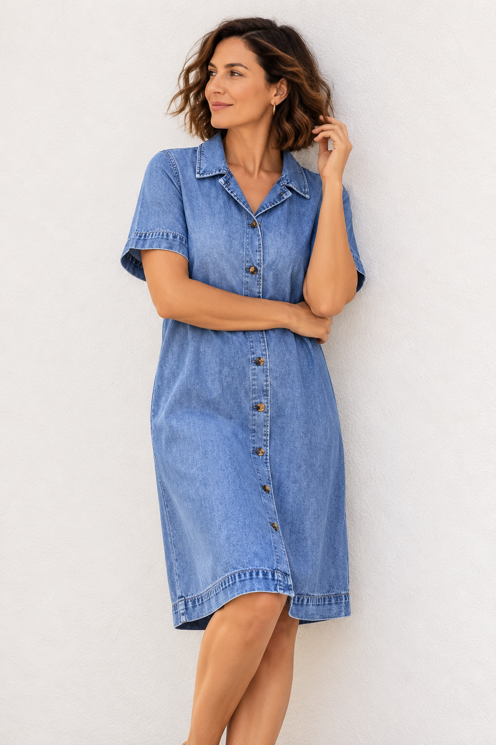 Dusk Denim Shirt Dress