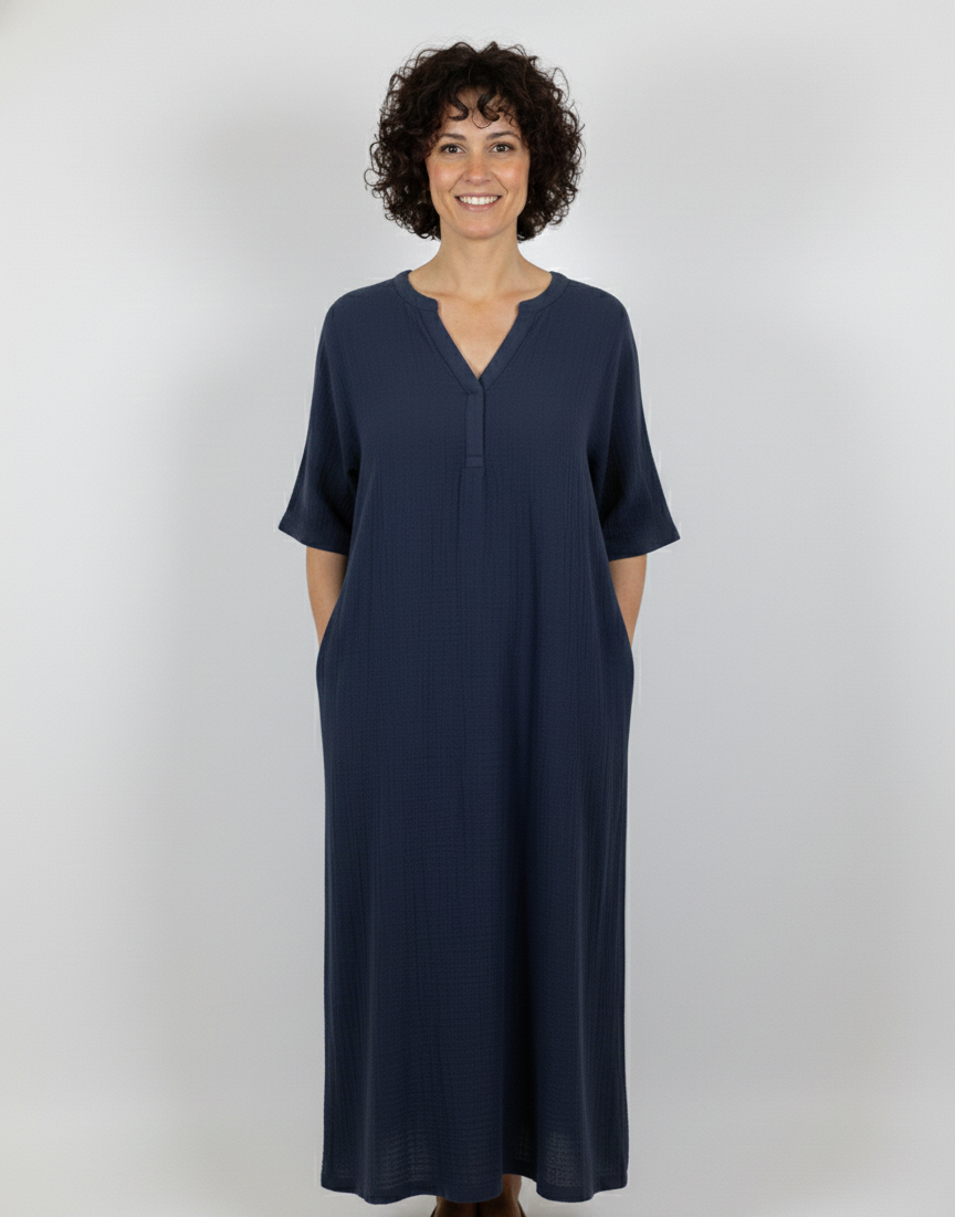 Cotton Cheesecloth Dress