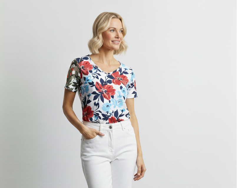 Floral Print T-Shirt