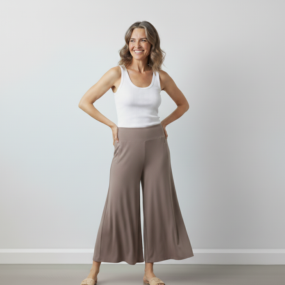 Long Wide Leg Pants