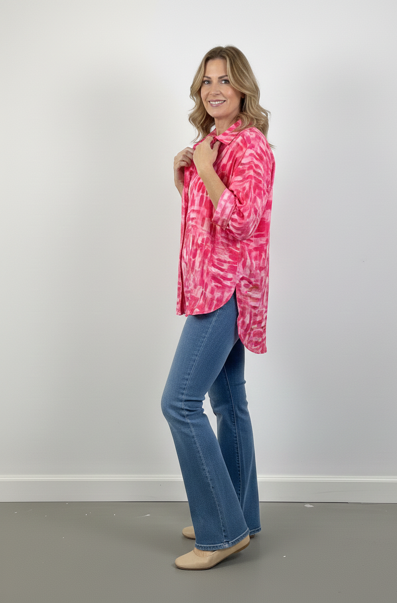 Watercolour Print Shirt