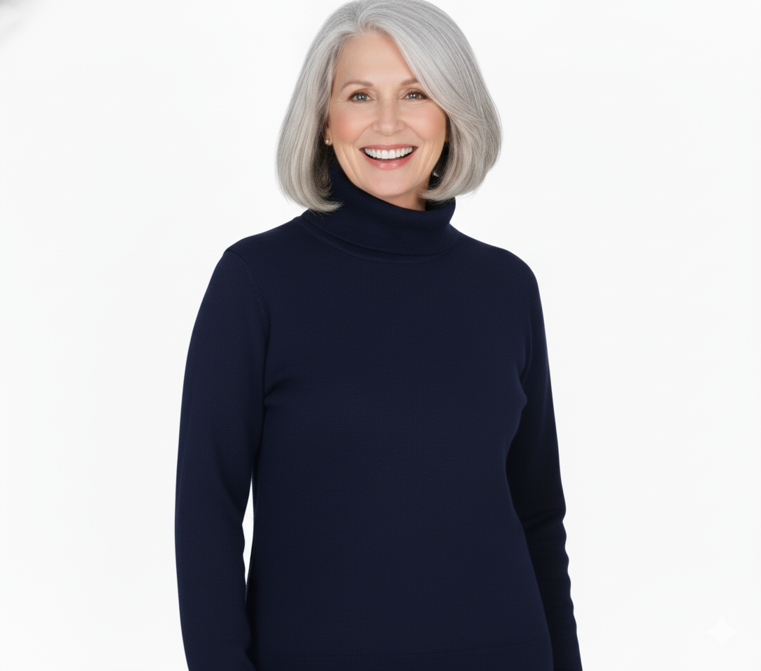 Roll Neck Pure Wool Jumper