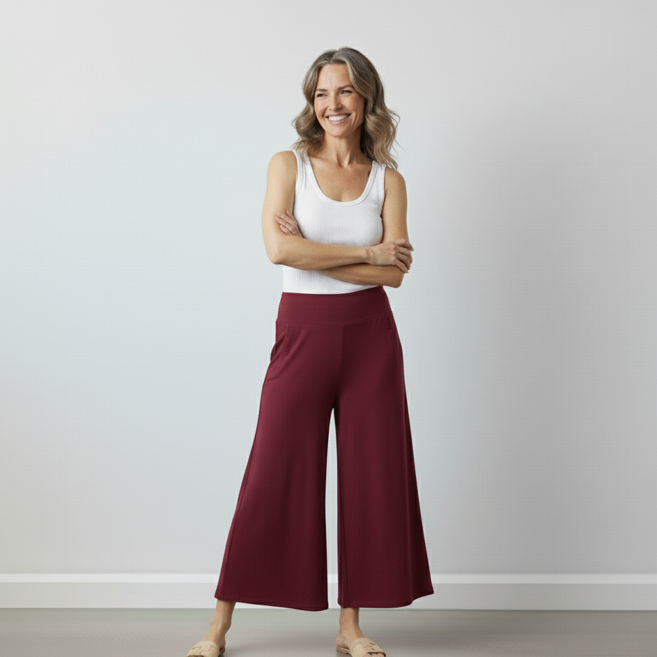 Long Wide Leg Pants