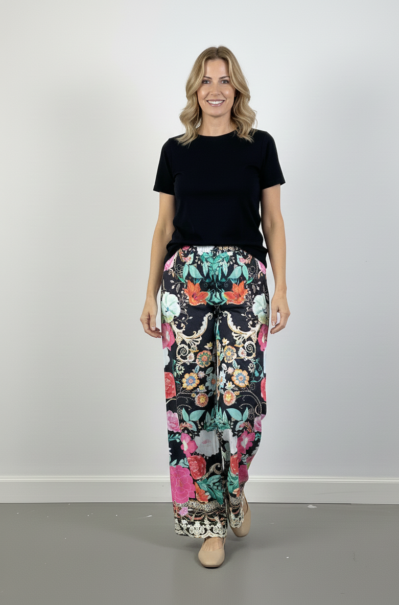 Ebony Floral Pant