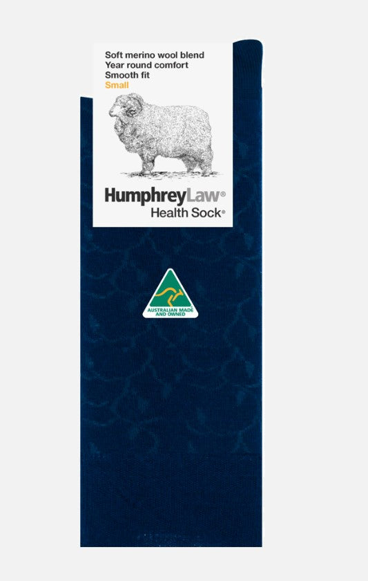 60% Fine Merino Wool Patterned Lacevine Health Sock