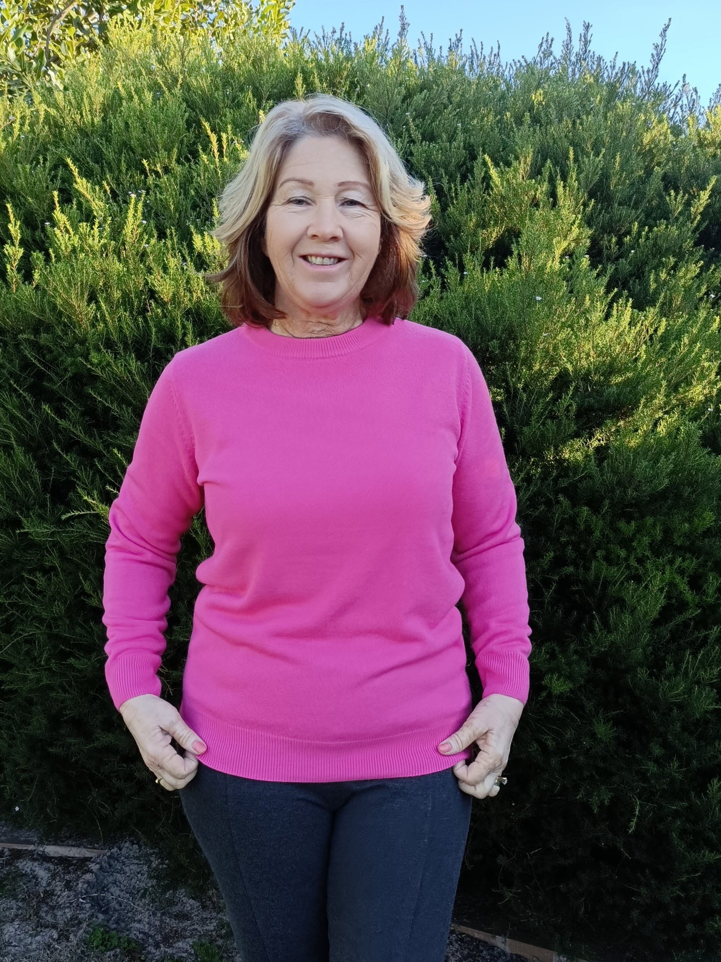 Softknit Crew Jumper Acrylic Fashion Colours