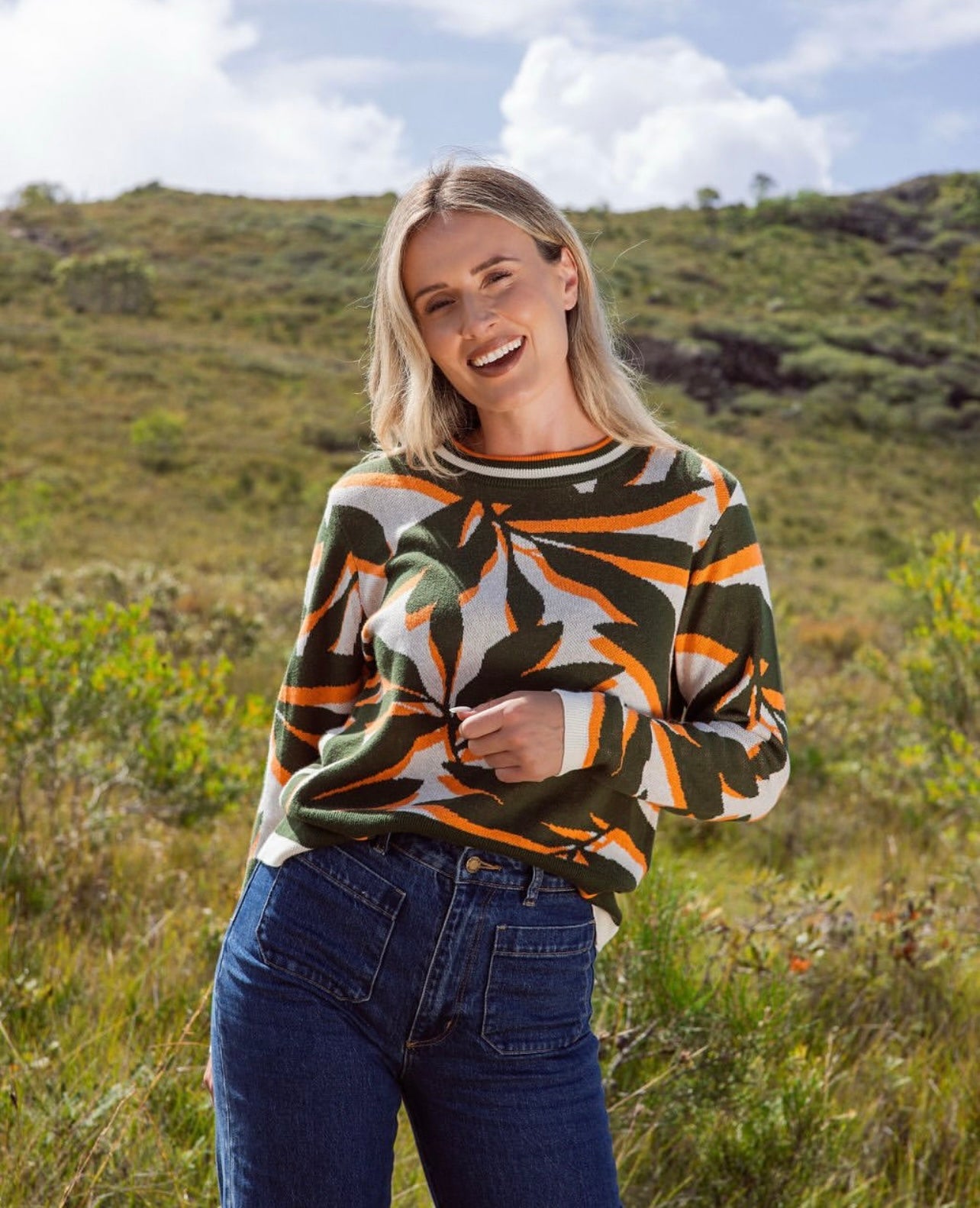 Floral Sweater