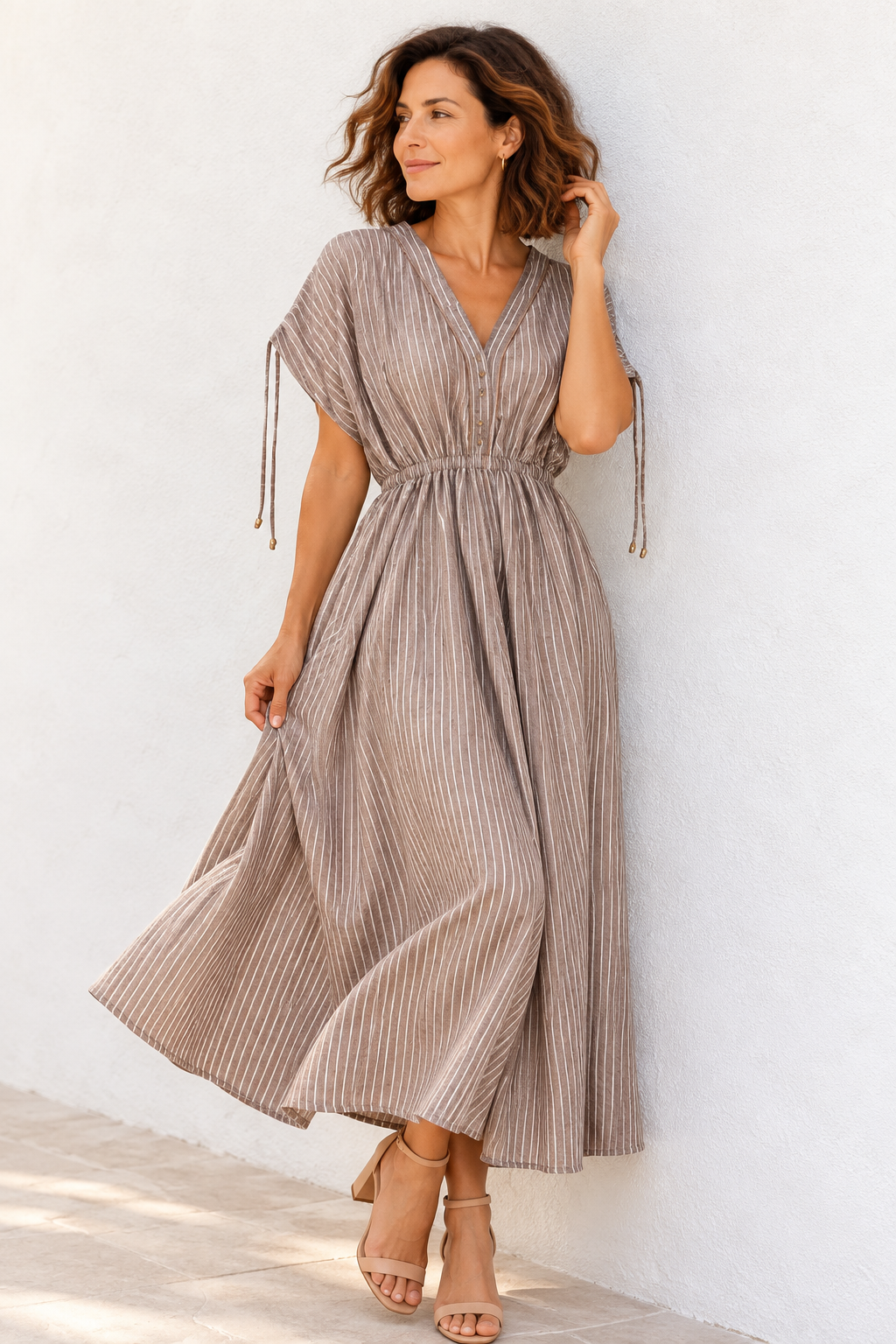Lyndell Tie Maxi Dress