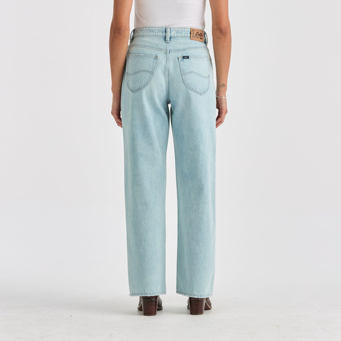 Lee High Wide Leg Jeans