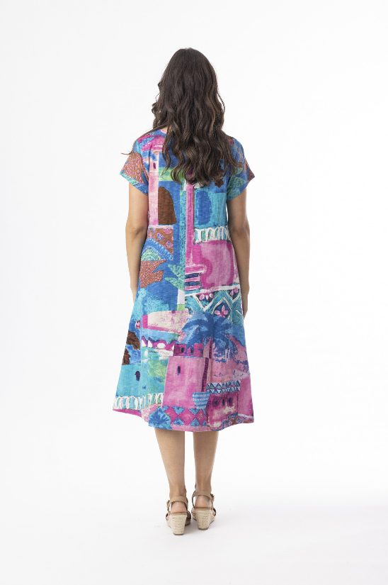 Printed Cotton Dress