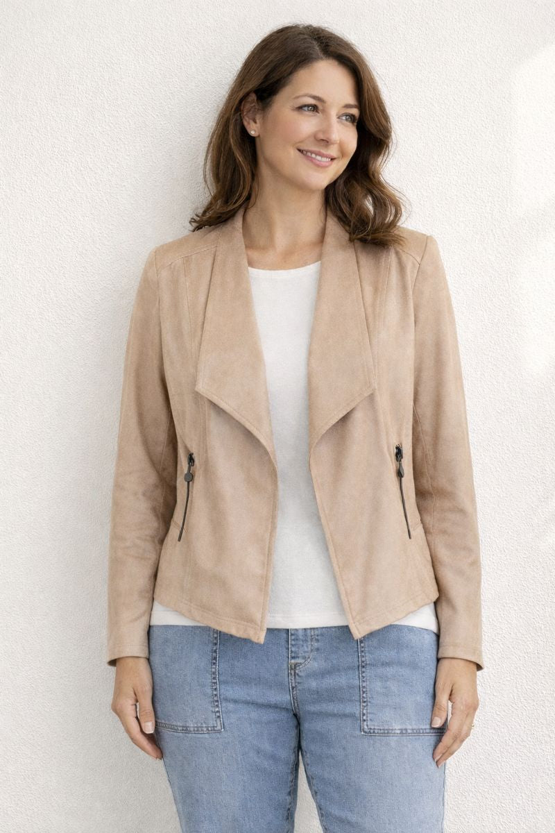 Carol Faux Leather Jacket