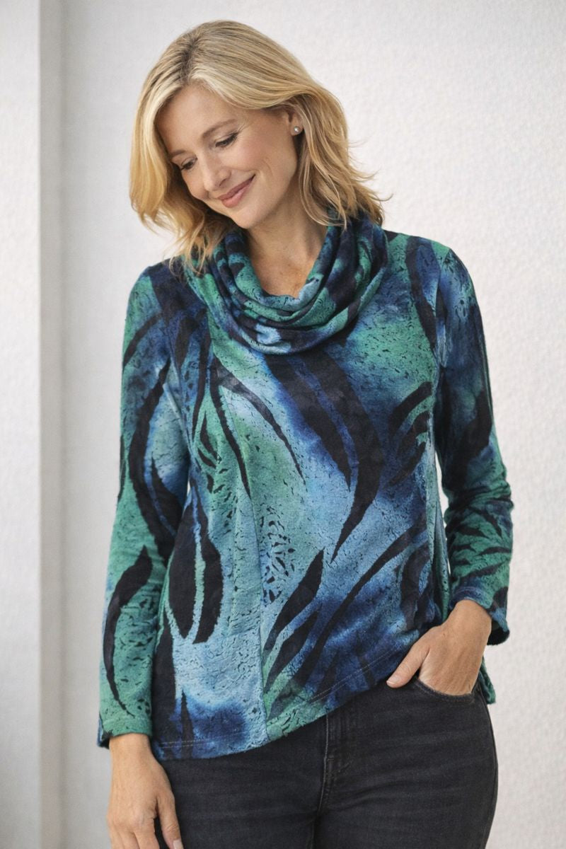 Antonia Cowl Xover Tunic