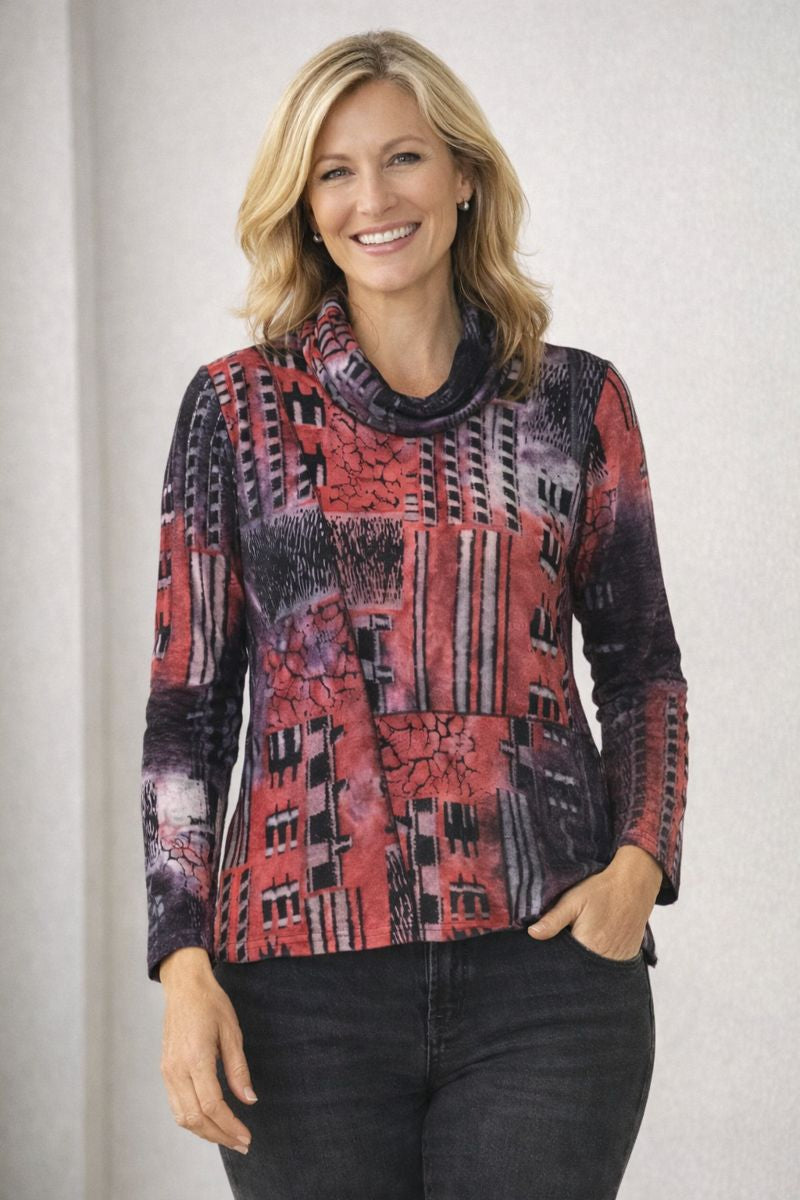 Erica Roll Neck Top