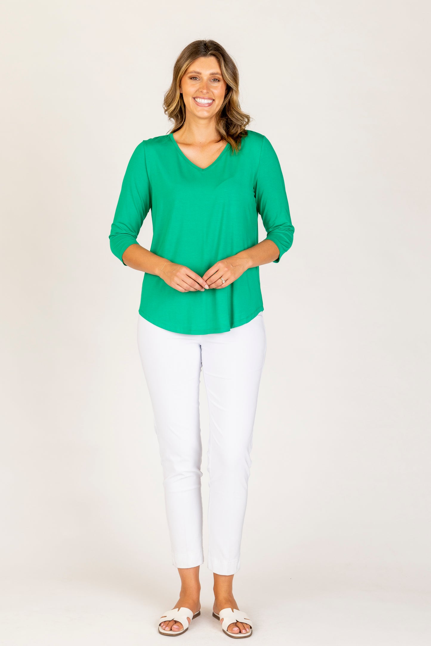 Irena V Neck Top