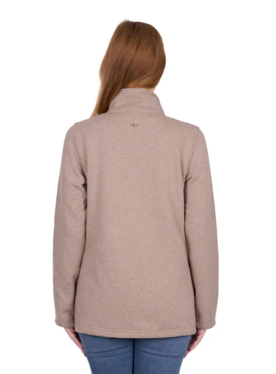 WMNS LYDIA 1/4 ZIP RUGBY