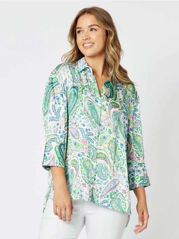 Vibe Satin Shirt